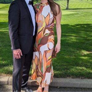 Chic Multicolor Maxi Dress